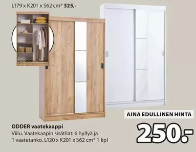ODDER vaatekaappi
