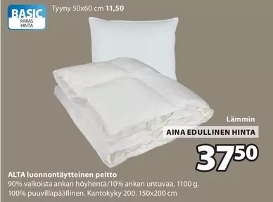 ALTA luonnontäytteinen peitto