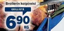 Broilerin koipireisi
