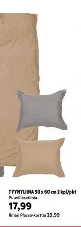 TYYNYLIINA 50 x 60 cm 2 kpl/pkt