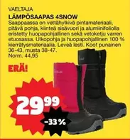 LÄMPÖSAAPAS 4SNOW