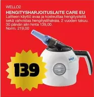 HENGITYSHARJOITUSLAITE CARE EU