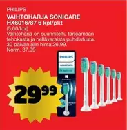 VAIHTOHARJA SONICARE HX6016/87