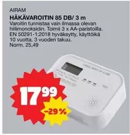 HÄKÄVAROITIN 85 DB/ 3 m