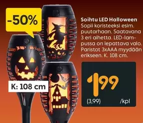 Soihtu LED Halloween