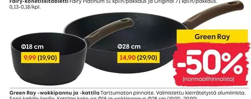 Original - wokkipannu ja -kattila