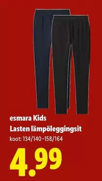 Lasten lämpöleggingsit