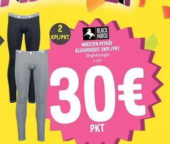 MIESTEN PITKÄT ALUSHDUSUT 2KPL/PKT