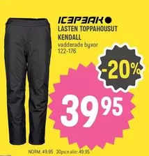 Icepeak - LASTEN TOPPAHOUSUT KENDALL