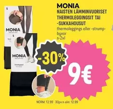 NAISTEN LÄMMINVUORISET THERMOLEGGINGSIT TAI -SUKKAHOUSUT