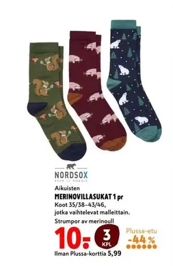 Nordic - MERINOVILLASUKAT 1 pr