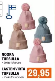 NOORA TUPSULLA, LASTEN VIRTA TUPSULLA