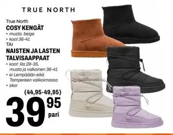 COSY KENGÄT, TALVISAAPPAAT