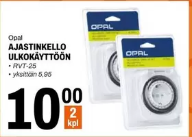 Opal - AJASTINKELLO ULKOKÄYTTÖÖN