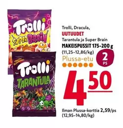 Dracula, Tarantula ja Super Brain MAKEISPUSSIT