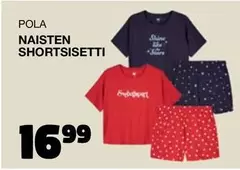 NAISTEN SHORTSISETTI