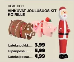 VINKUVAT JOULUSUOSIKIT KOIRILLE