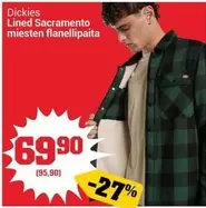 Lined Sacramento miesten flanellipaita