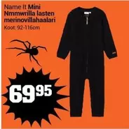 Nmmwrilla lasten merinovillahaalari