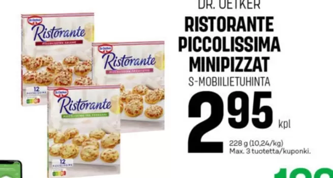 Dr. Oetker - RISTORANTE PICCOLISSIMA MINIPIZZAT
