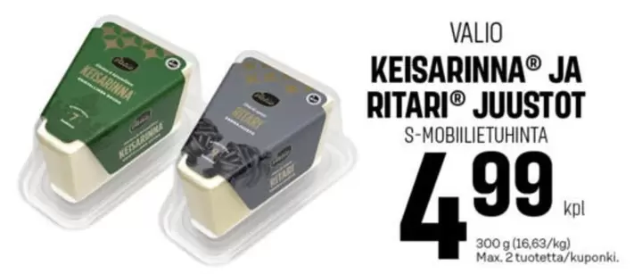 KEISARINNA® JA RITARI® JUUSTOT