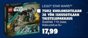 Star Wars - 75412 KUOLONSOTILAAN JA YÖN ISKUSOTILAAN TAISTELUPAKKAUS