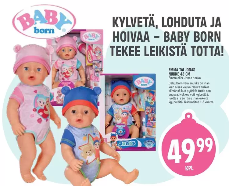 Baby Born - NUKKE 43 CH