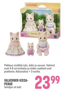 VALKOINEN KISSA-PERHE