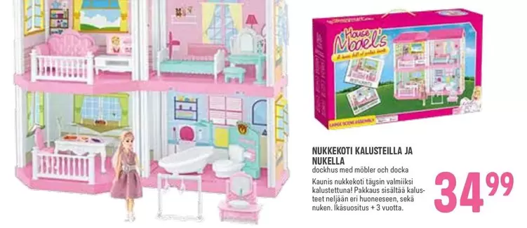 NUKKEKOTI KALUSTEILLA JA NUKELLA