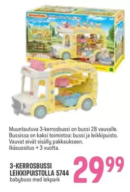 3-KERROSBUSSI LEIKKIPUISTOLLA 5744