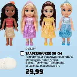 Belle - TAAPERONUKKE 38 CM