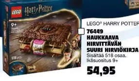 Harry Potter - 76449 HAUKKAAVA HIRVITTÄVÄN SUURI HIRVIÖKIRJA