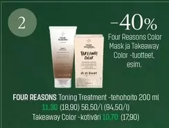 Color Mask ja Takeaway Color -tuotteet