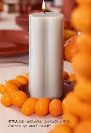 Aalto-pöytäkynttilä/blockljus