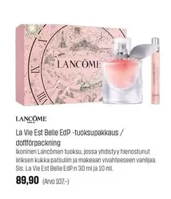 Belle - La Vie Est EdP-tuoksupakkaus/ doftförpackning