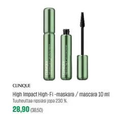 High Impact High-Fi-maskara / mascara 10 ml