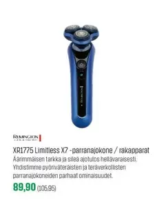 Limitless X7 -parranajokone / rakapparat