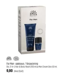 Nordic - For Men -pakkaus/förpackning