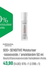 SOS+ SENSITIVE Moisturiser