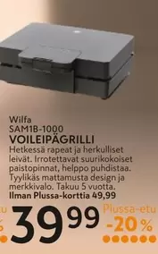 SAM1B-1000 VOILEIPÄGRILLI
