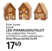 LED-PIPARKAKKUTALOT