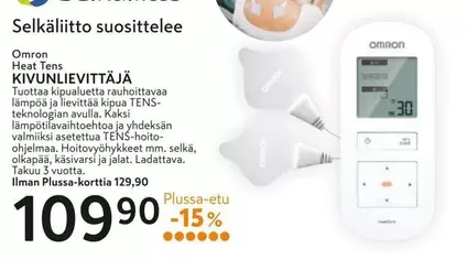 Omron - Heat Tens KIVUNLIEVITTÄJÄ