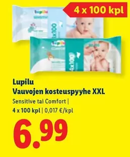 Vauvojen kosteuspyyhe XXL