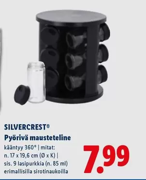 Pyörivä mausteteline