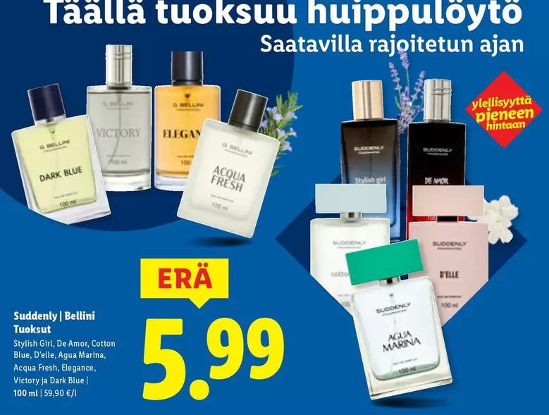 Suddenly | Bellini Tusksut