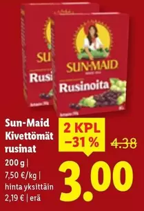Kivettömät rusinat