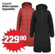 Icepeak - Brilon naisten toppatakki