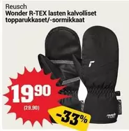 Wonder R-TEX lasten kalvolliset topparukkaset/-sormikkaat