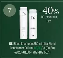 DS - Blond Shampoo 250 ml eller Blond Conditioner 200 ml