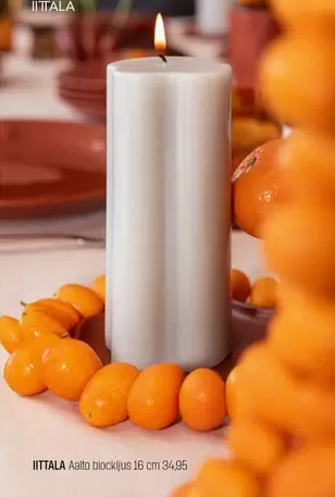 Aalto blockljus 16 cm